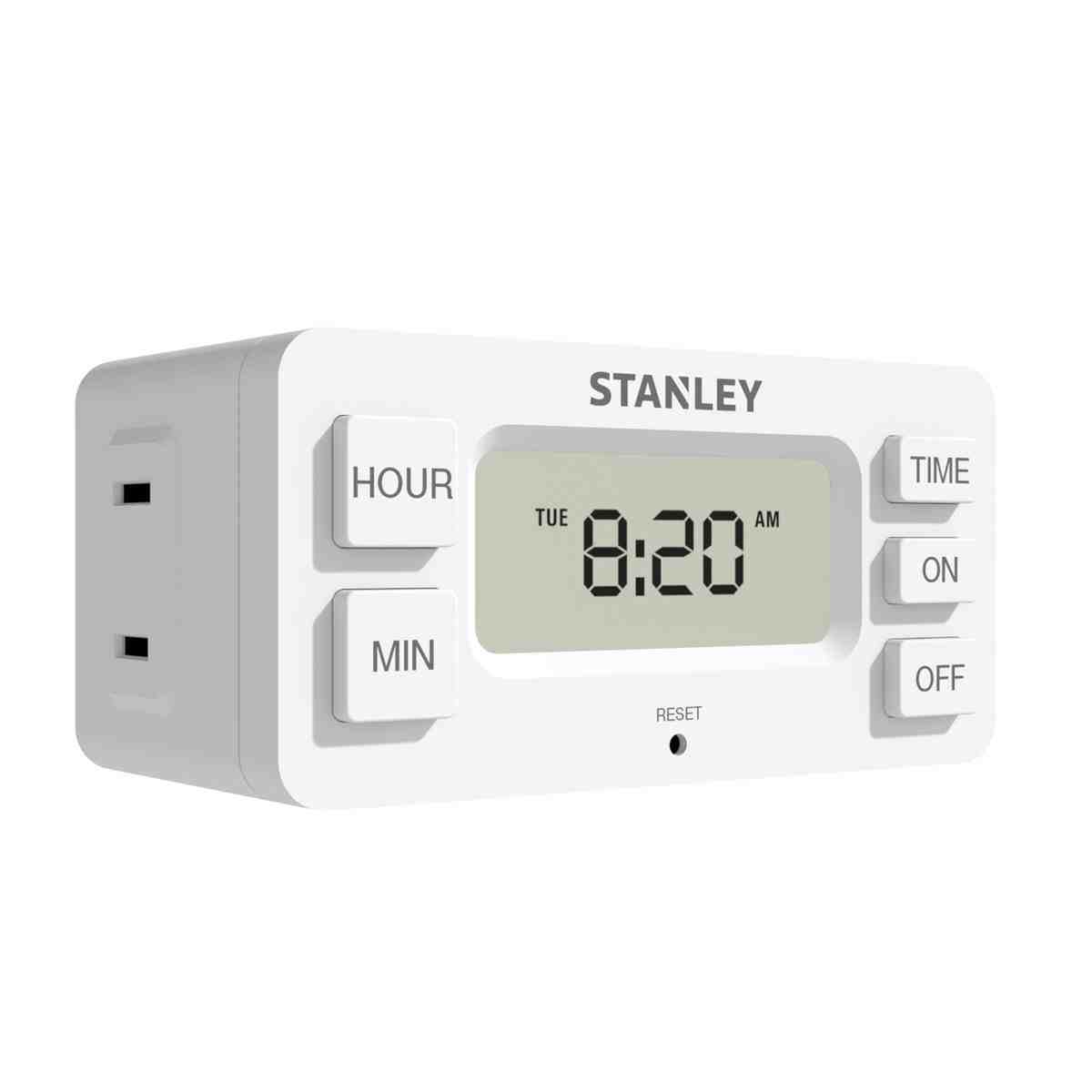 Stanley 30407 PlugMax 3 USB, White